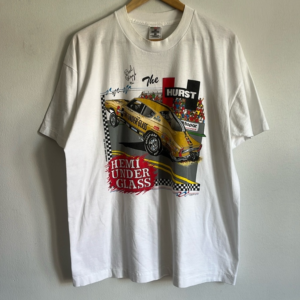Vintage Hurst Hemi Under Glass T-Shirt / Bob Riggle / XL / 1996